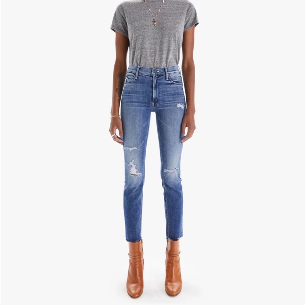MOTHER Skinny Jeans - Classic Blue